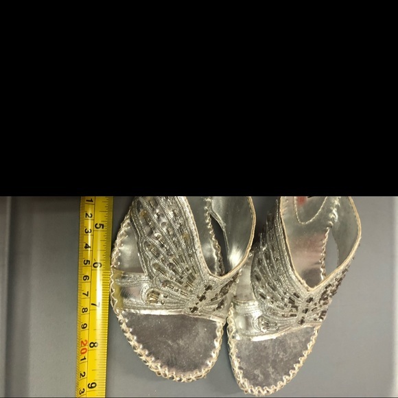 New Lena Luisa Gold Sandals #7 - Picture 3 of 7